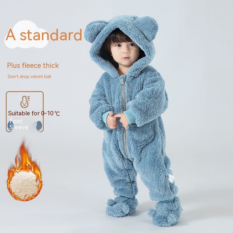 Lambswool Baby Jumpsuit Outer Wear view 4