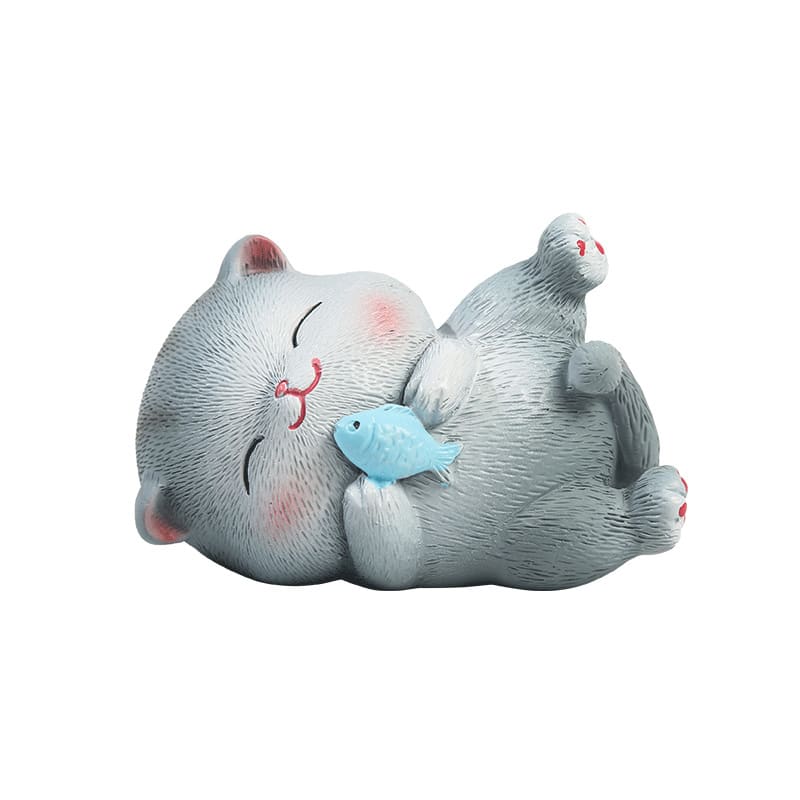Cartoon Cute Cat Children's Room Cute Resin Decorations view 8