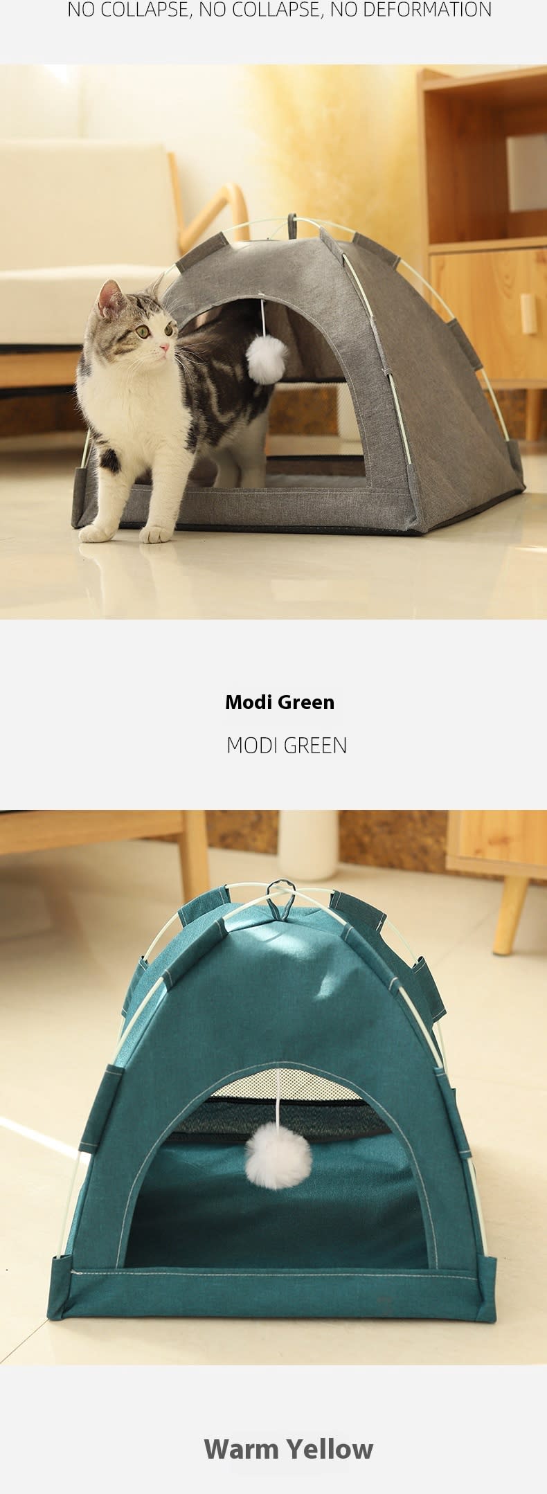 Cathouse Doghouse Breathable Tent Nest Indoor Outdoor Universal Pet Room view 16