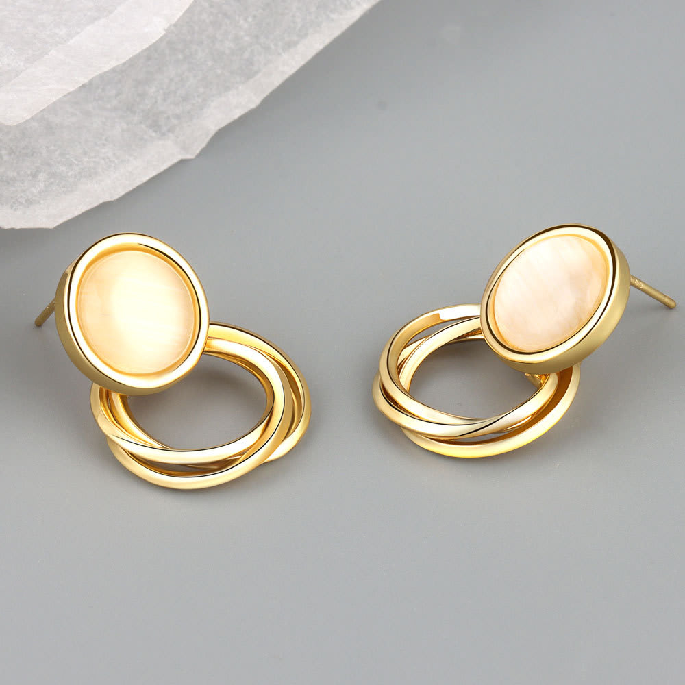 Niche Female Earrings Geometry view 6