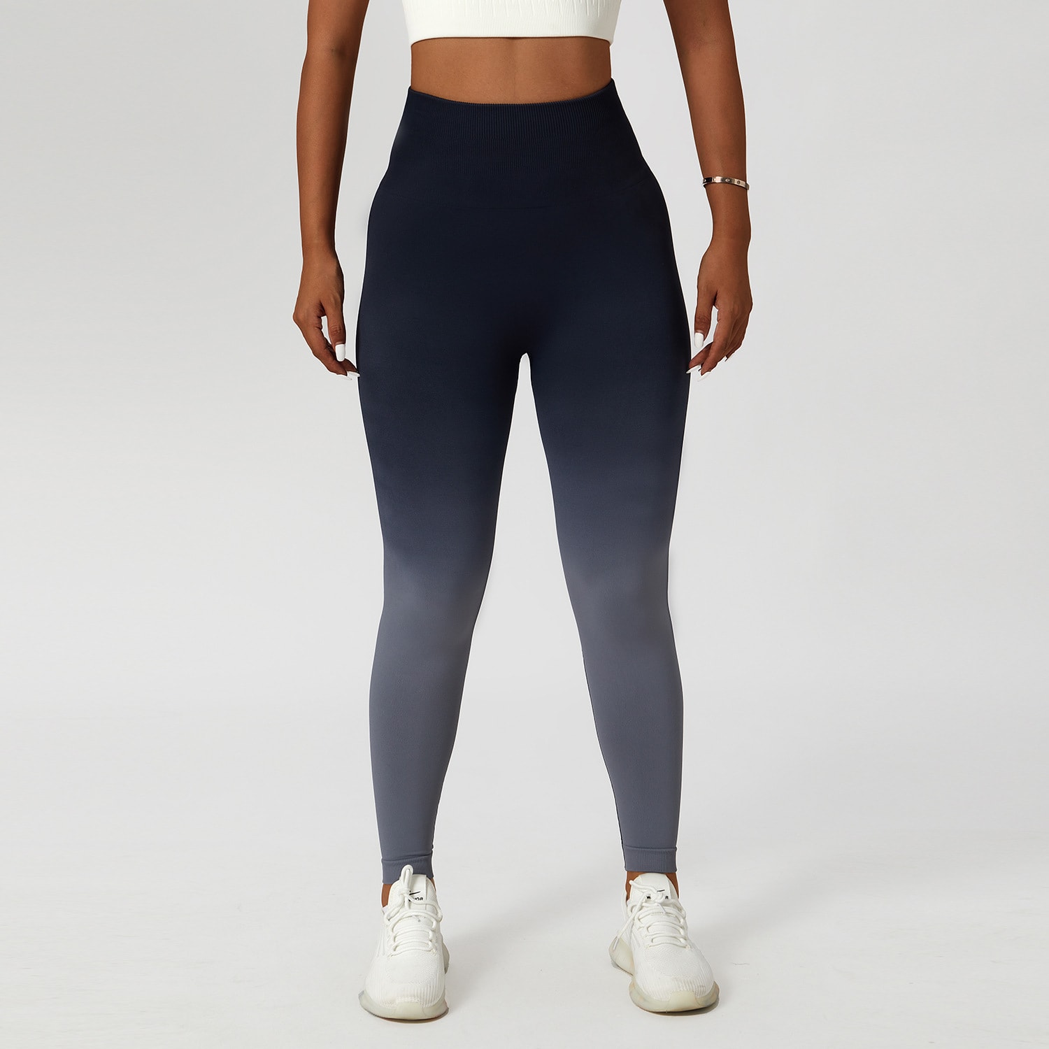 Gradient Fitness High Waist Sportswear Tight Outdoor Pants view 9