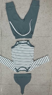 Long Pants Hat Long Sleeved Jumpsuit Set view 2