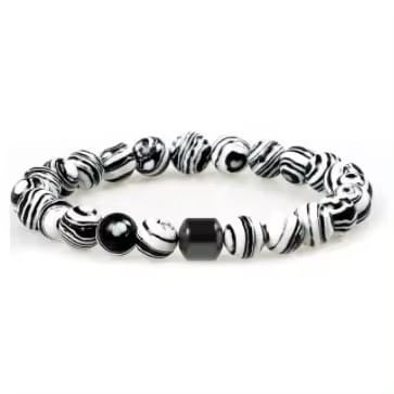 Natural Gemstone Bracelet Vintage Stone Beads Men Women Jewelry view 12