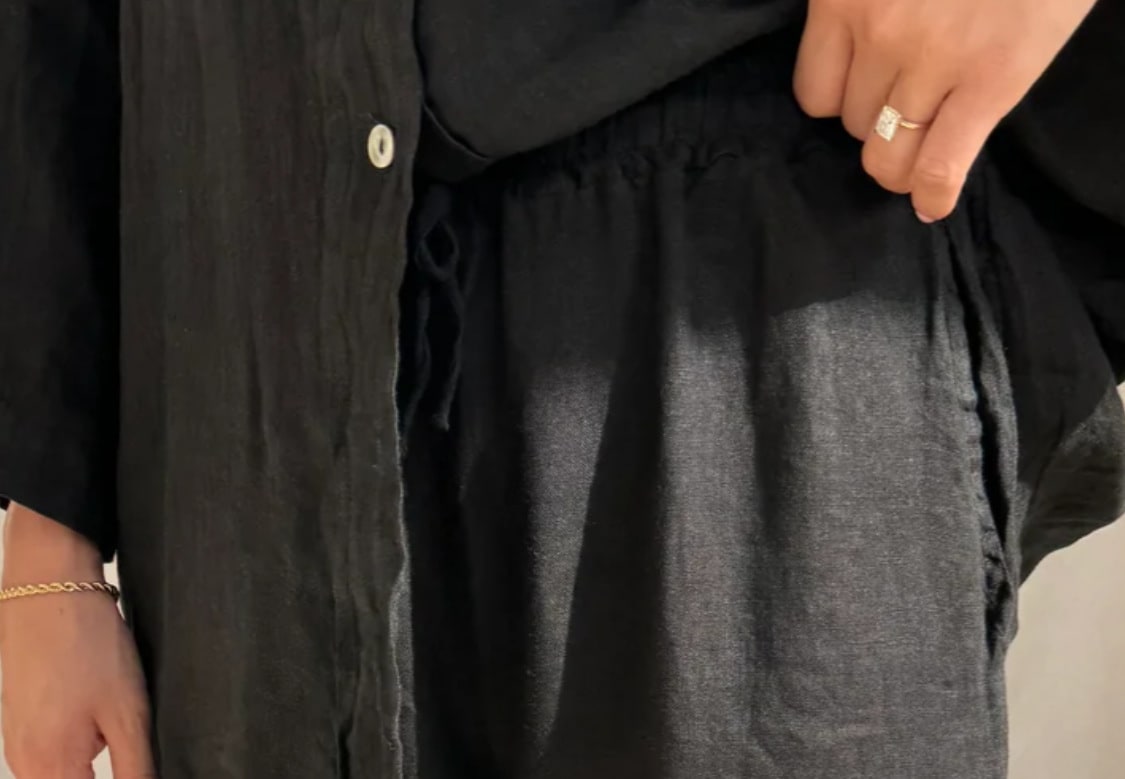 Casual Polyester Pocket Shirt Pants Suitable For Women's Wide Leg Pants, Long Sleeved Shirt Set, Women's Loose High Street Two-piece Set view 22
