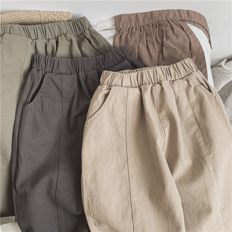 Children's Line-pressing Casual Pants Boys And Girls Baby Pants Spring And Autumn Clothing view 21