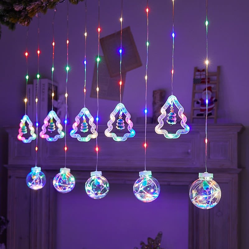 Christmas Curtain Lighting Chain Decoration view 21