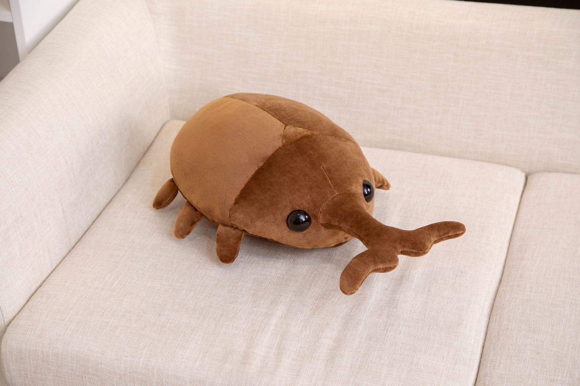 Insect Series Plush Toy Pillow Bug Japanese Rhinoceros Beetle Giraffe Shovel Large Doll view 11