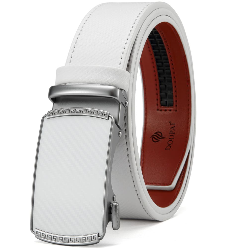Men's Belt Hot-selling Film Alloy Automatic Buckle Leather view 3