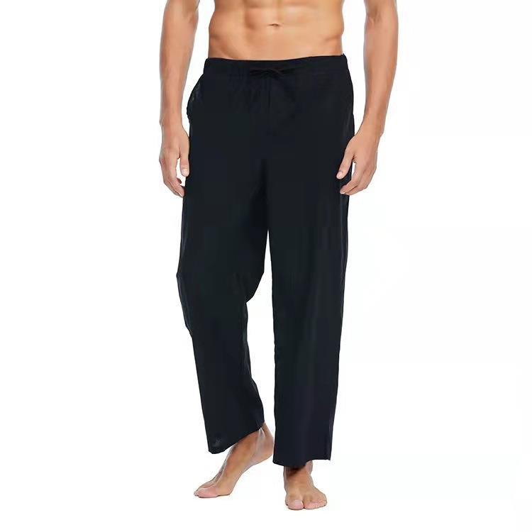 Casual Linen Cotton Trousers For Men view 2