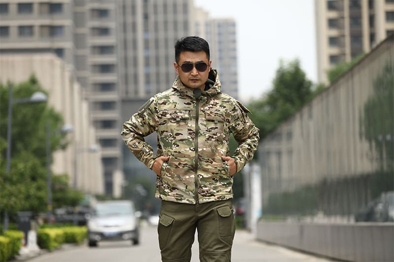 Shell Jacket Camouflage Cold Sports Outdoor Tactics Fleece Sweater view 3