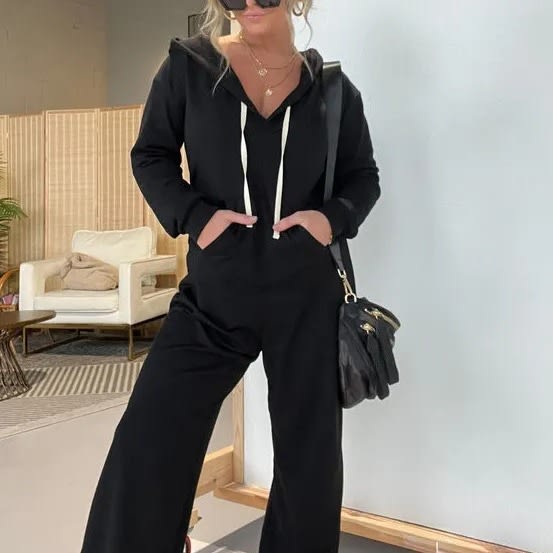Women's Spring And Autumn Leisure Solid Color One-piece Sweater view 3