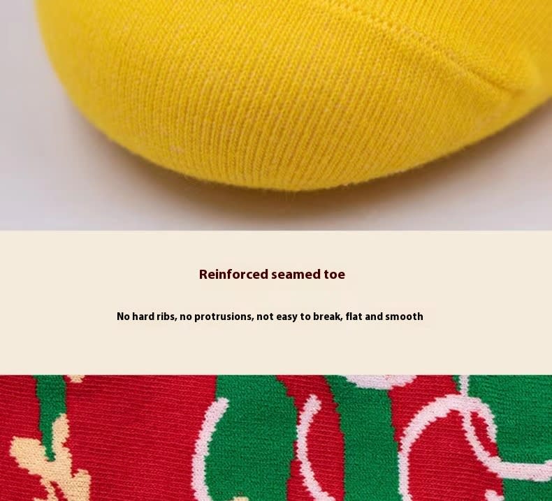Christmas Creative Hamburger Socks Party Socks Gift view 2