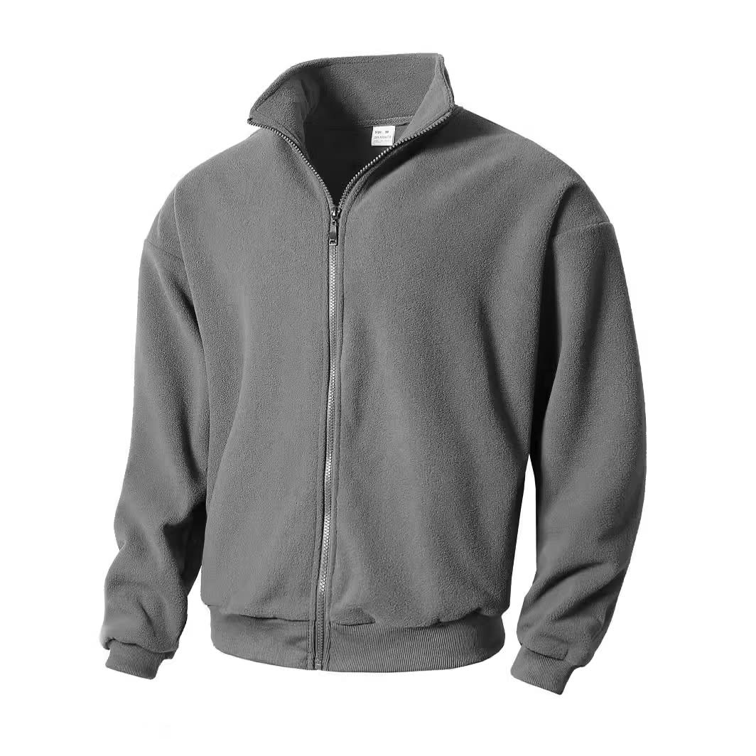 Slim Fit Round Neck Long Sleeves Stand Collar Cardigan Personalized European And American Style view 7