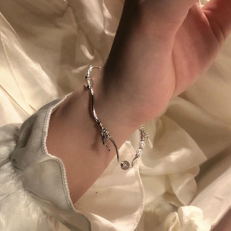 Pearl Fishtail Bracelet Light Luxury Female Summer Sweet view 4