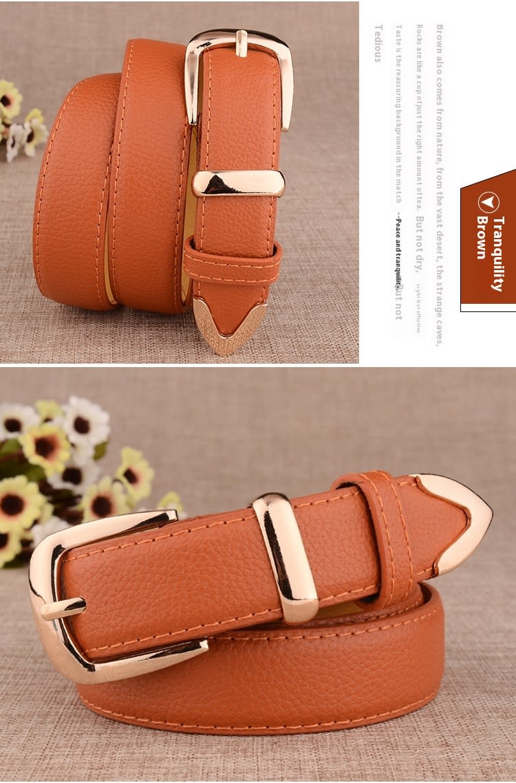 Women's Paint Alloy Buckle Pant Belt view 10