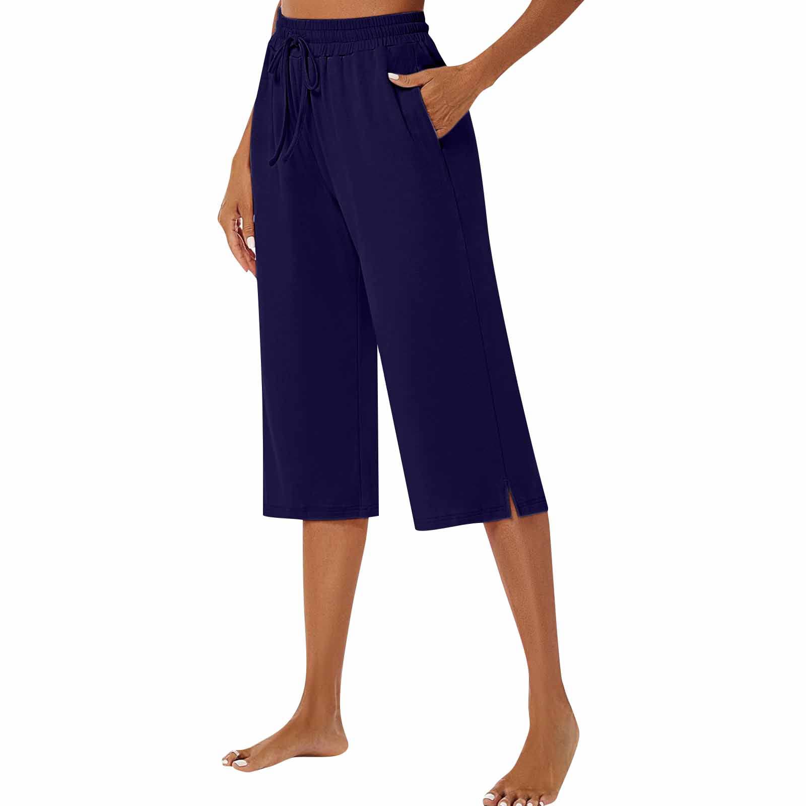 European American Polyester Wide-leg Pants Women's Casual Pants Artistic Retro Drape Slim Shorts view 8