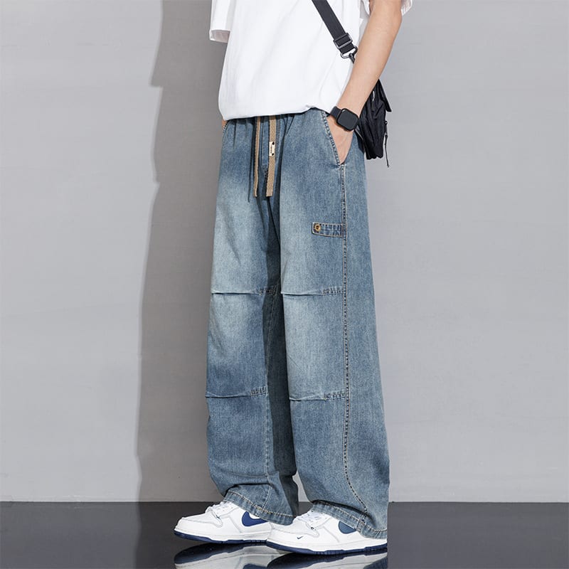 Men's Versatile Fashion Plus Size Casual Jeans view 4