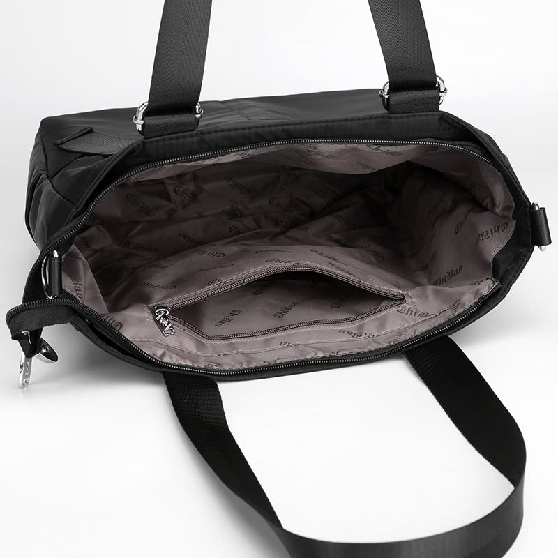 Oxford Cloth Shoulder Bag Large Capacity Casual Tote Bag view 9