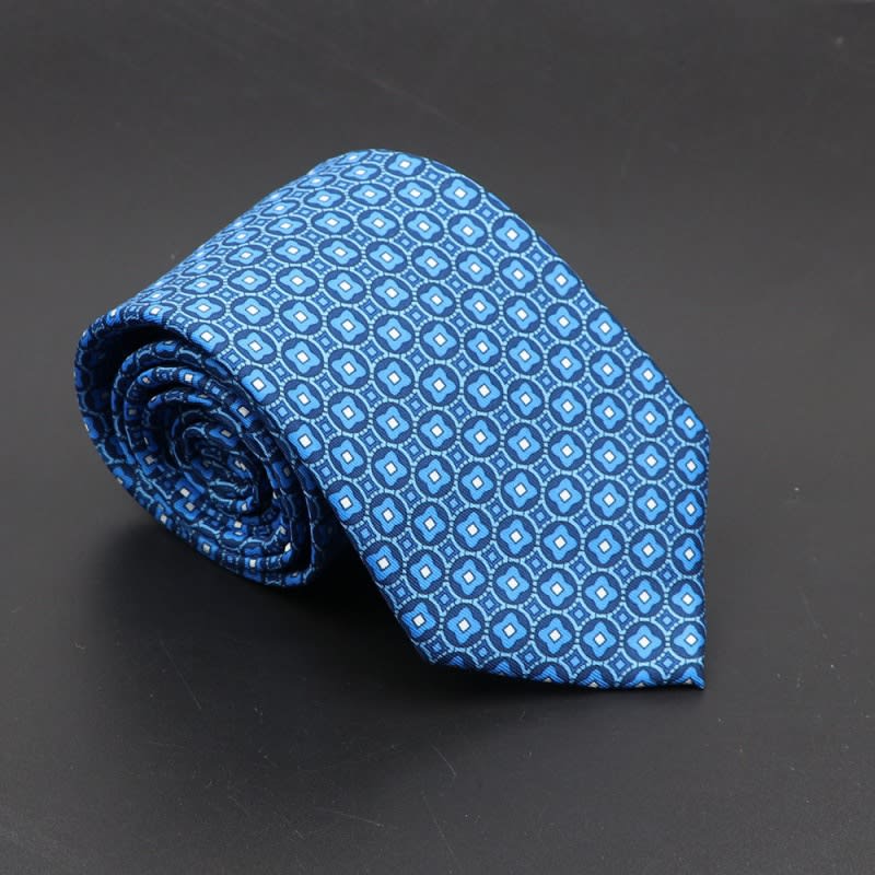 Super Soft Bohemian Silk Ties Men's Fashion 75mm Necktie view 58