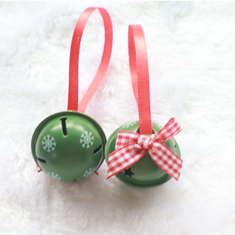 4cm Color Paint Christmas Bell Craft Bow Snowflake view 6