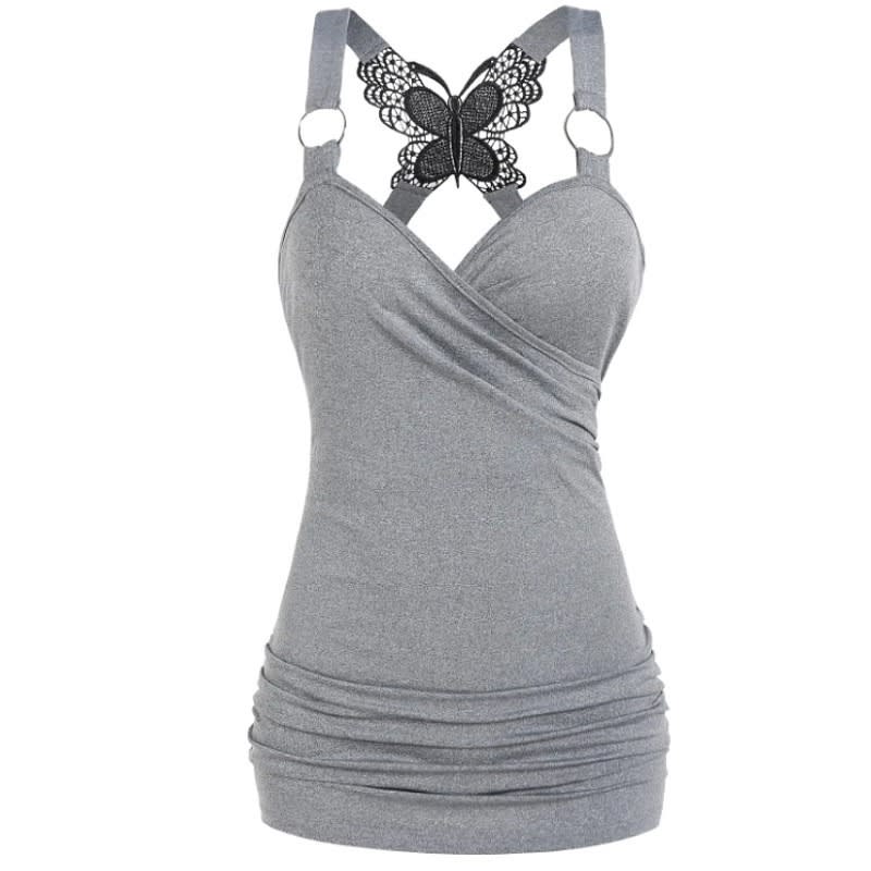 Women's Fashion New Butterfly Galaxy Print Vest view 5