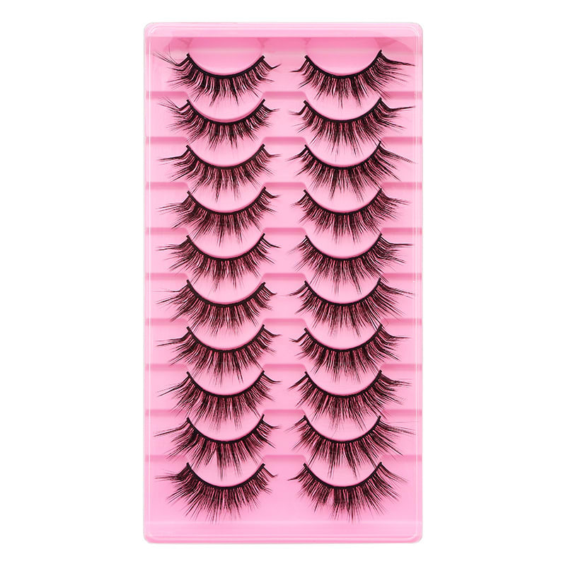 10 Pairs Of False Eyelashes With Natural And Thick Curl view 15
