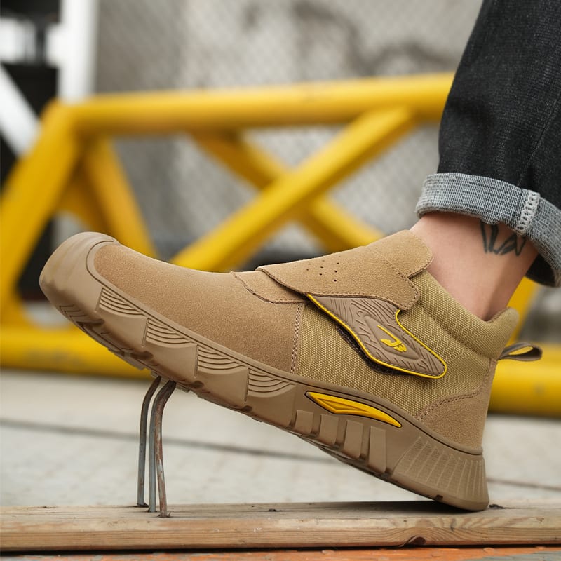 High-top Electric Welding Shoes Four Seasons Anti-smashing And Anti-penetration Work Shoes view 6
