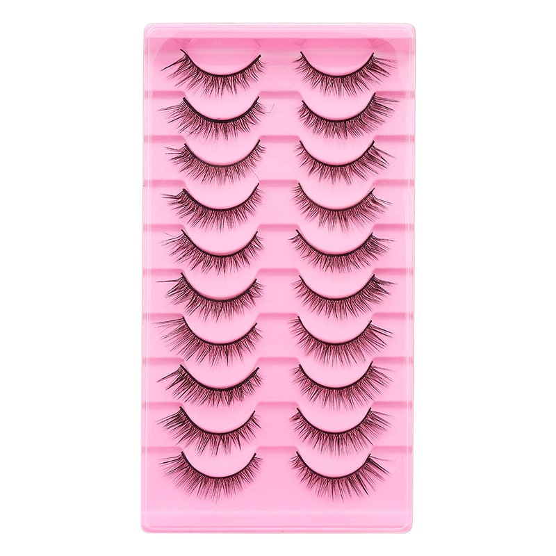 10 Pairs Of False Eyelashes With Natural And Thick Curl view 11