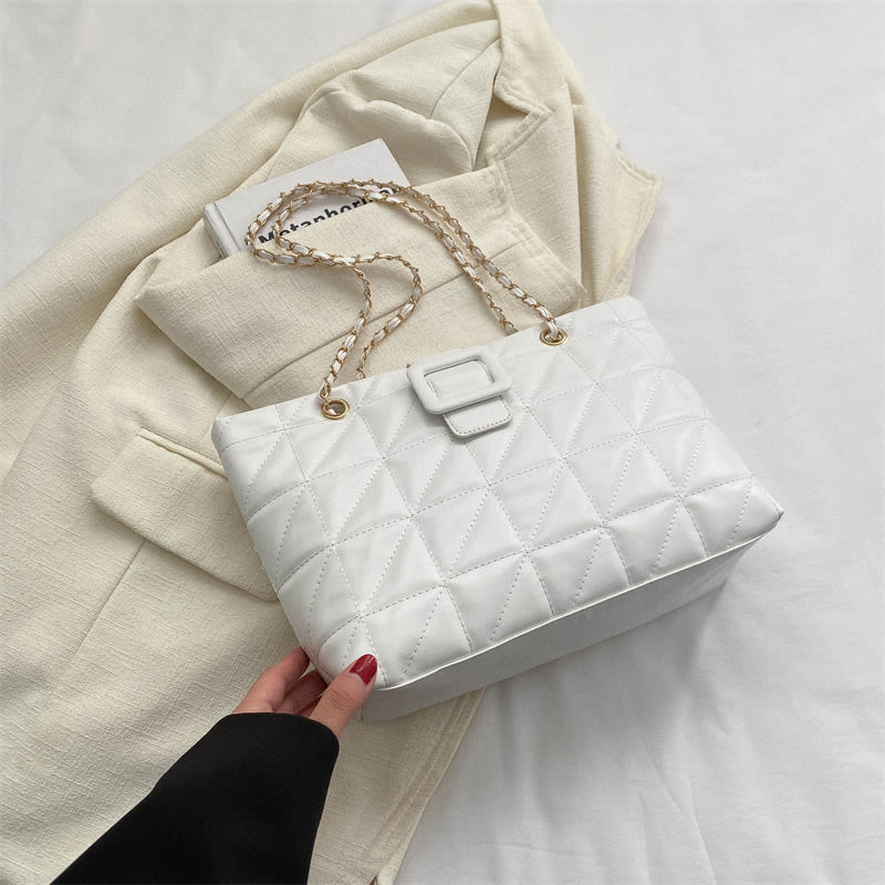 Women Shoulder Bags New Trendy Chic Chanel-style Rhombus Chain Bag view 12