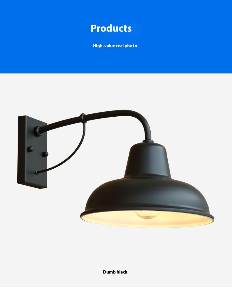Retro LED Outdoor Wall Lamp view 16