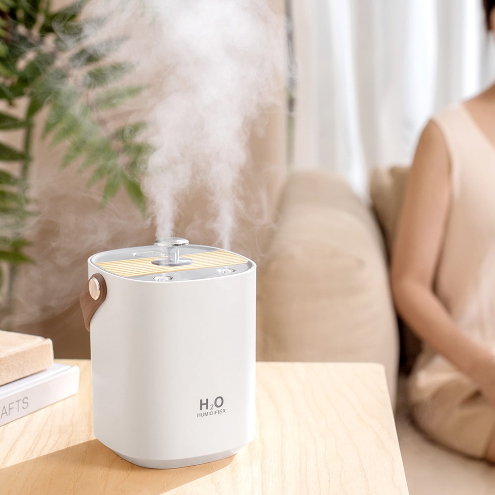 New Dual Spray Mute Portable Humidifier Home Heavy Fog Office Bedroom Air Humidifier view 11