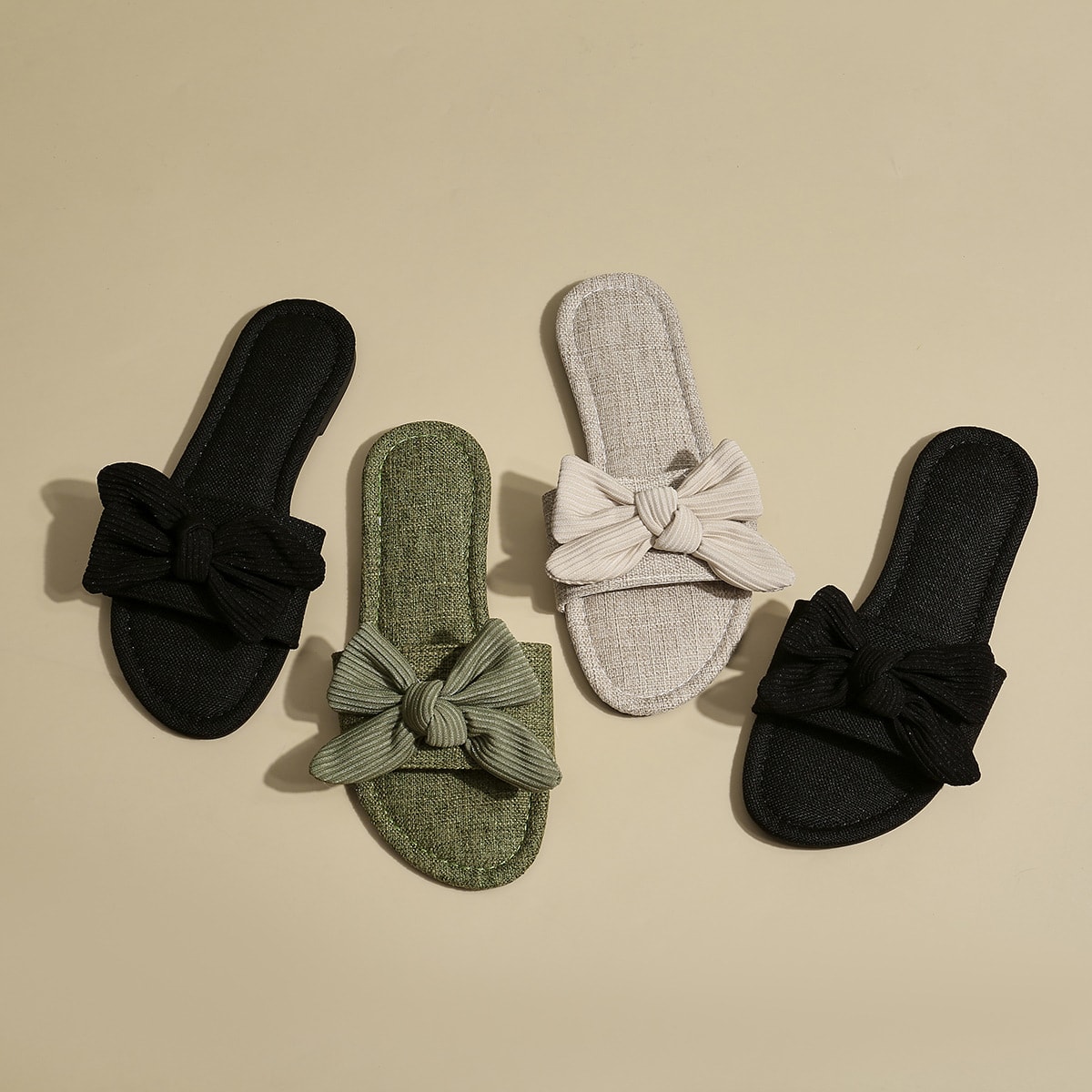 Soft Bottom Outdoor Women's Sandals With Bowknot view 1