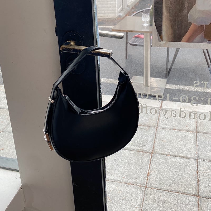Handbag Crescent Metal Buckle Small Round Bag Women view 16