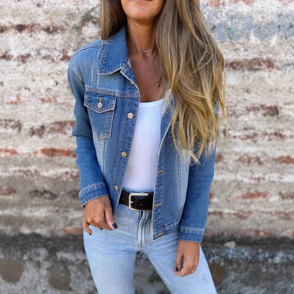 European And American Spring And Summer New Denim Jacket Coat Top Clothes view 4