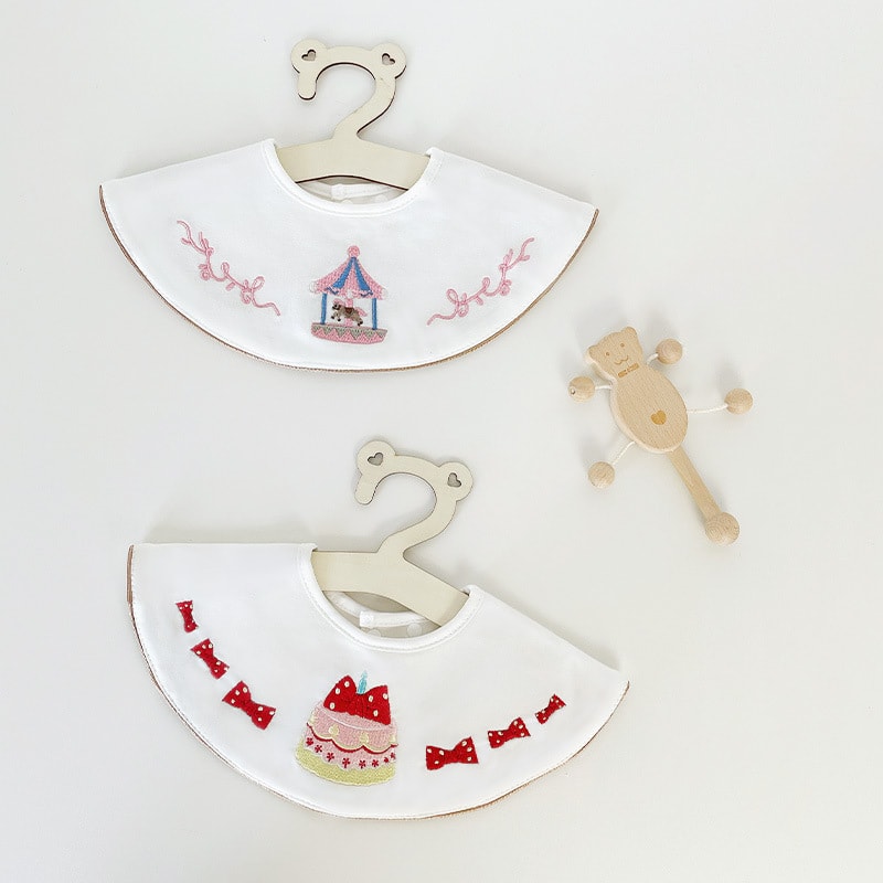 Baby Pure Cotton Bib Waterproof Vomit Milk view 16