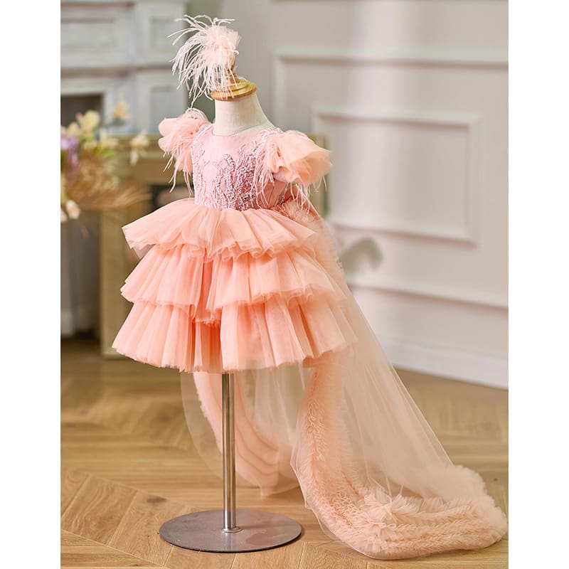 Girls Fashion Personality Small Trailing Cake Dress view 1
