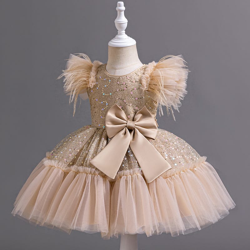 Flower Children's Clothing Children's Wedding Dress Tulle Skirt Summer view 5