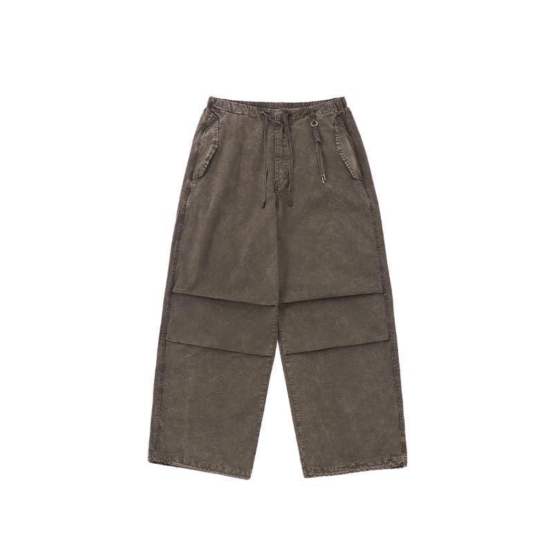 Street Flap Pocket Washed Paratrooper Overalls