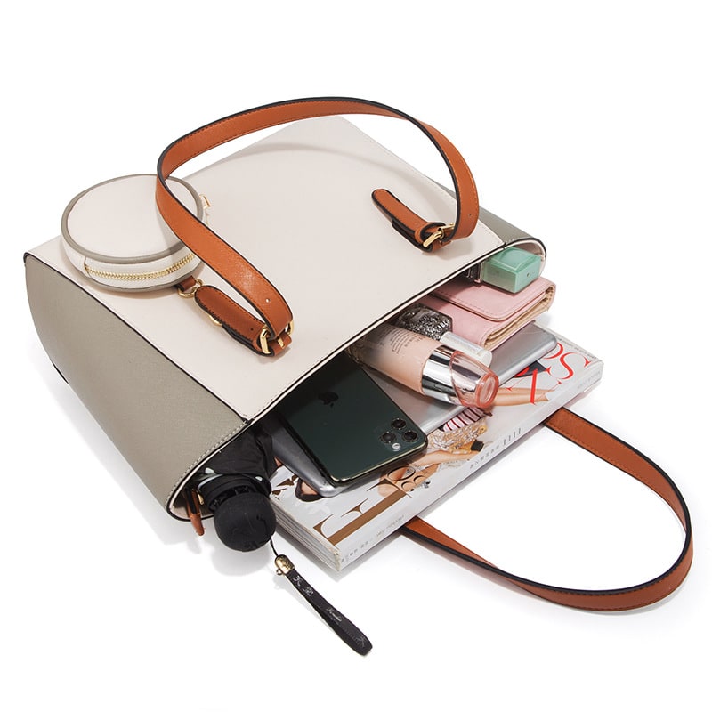 Fashion Large Capacity Three-in-one Saffiano Bag Portable Simplicity view 8