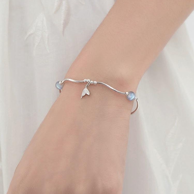 Pearl Fishtail Bracelet Light Luxury Female Summer Sweet view 2