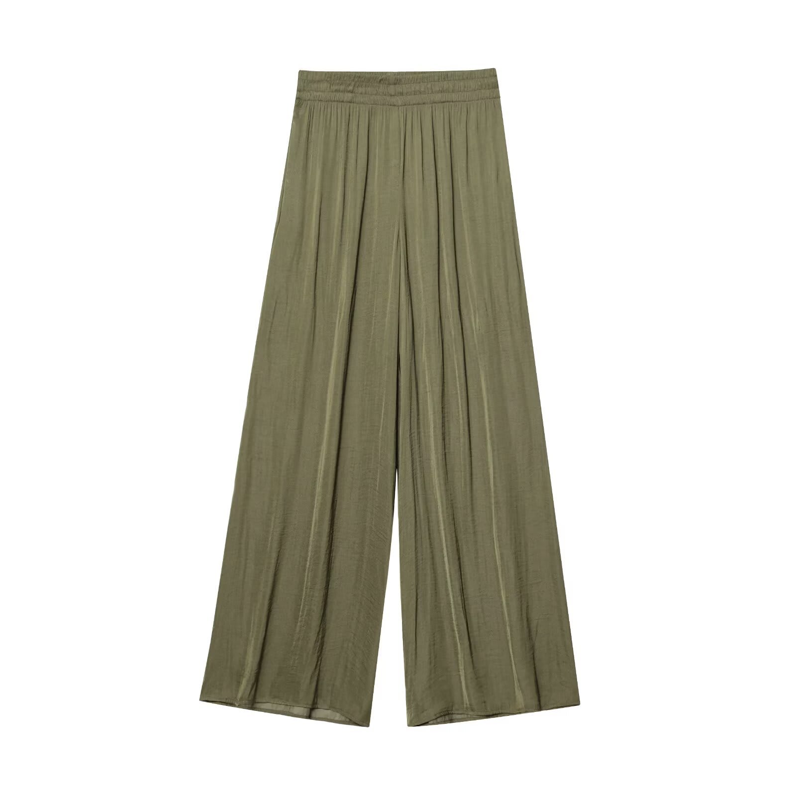 Women's Comfortable All-match Casual Stretch Waist Wide Leg Pants view 8