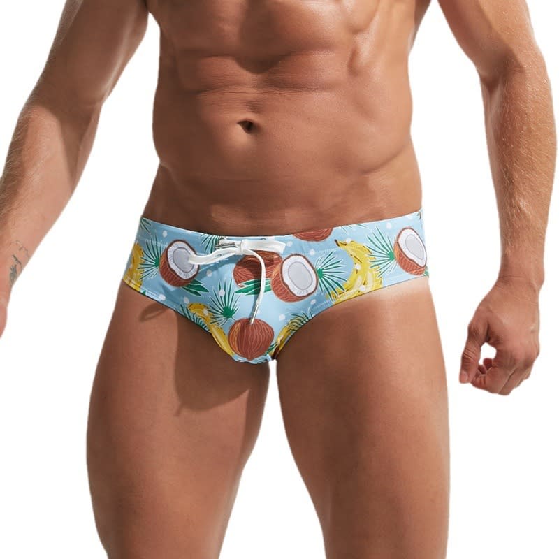 Men's Fashionable And Sexy Front Padded Swimming Trunks view 5