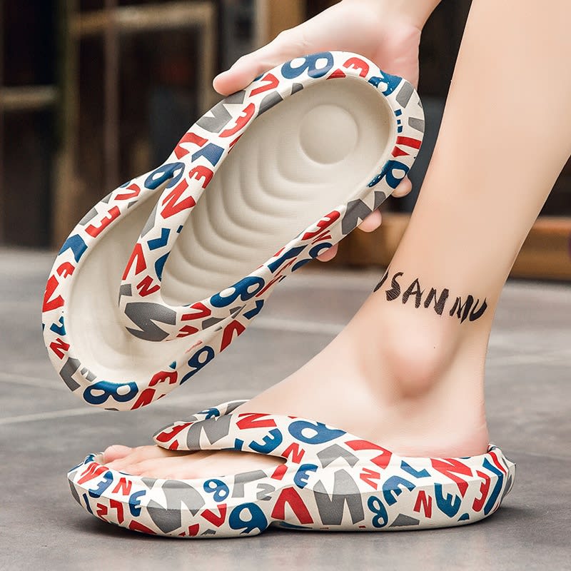 Non-slip Wear-resistant And Deodorant Soft Bottom Beach Flip-flops Casual Sandals view 6