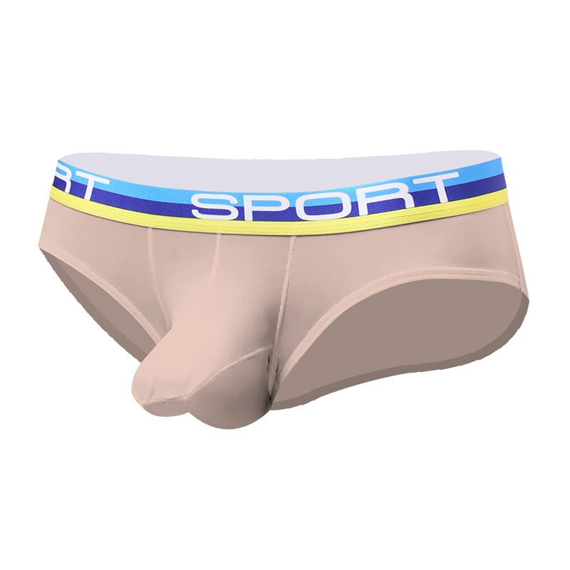 Sexy Three-dimensional Bullet Separation Bag Men's Underwear Panties Nylon Breathable Elastic Ice Silk Fabric view 23