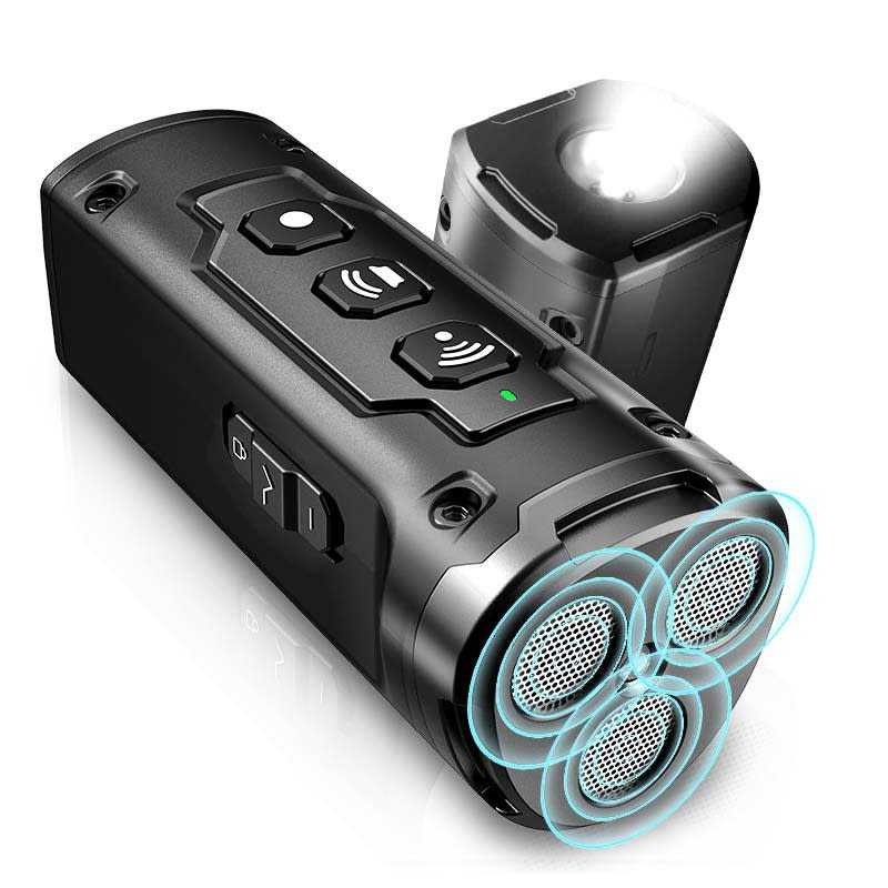 Dog Drive Ultrasonic Three-head Bark Plug Torch Dog Drive Artifact Anti Dog Bark Deterrent Device With LED Flashlight view 2