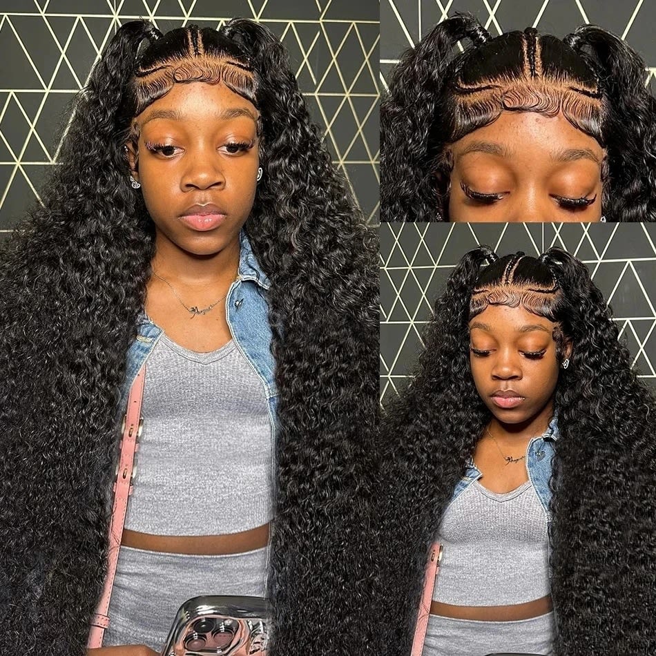 13x6 Front Lace Wig Female Medium Long Curly Hair Hair Cover view 10