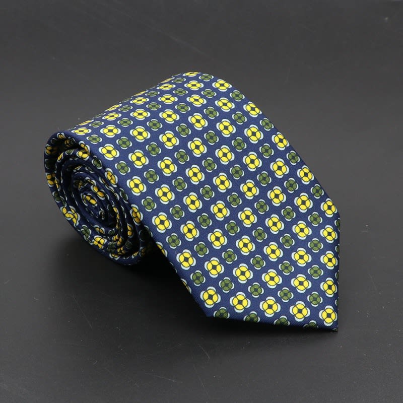 Super Soft Bohemian Silk Ties Men's Fashion 75mm Necktie view 33