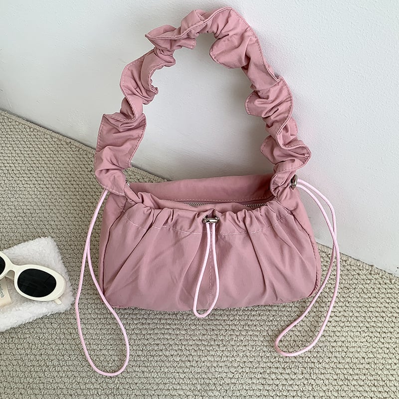Pleated Armpit Cloud Simple Graceful Korean Style Shoulder Bag view 9