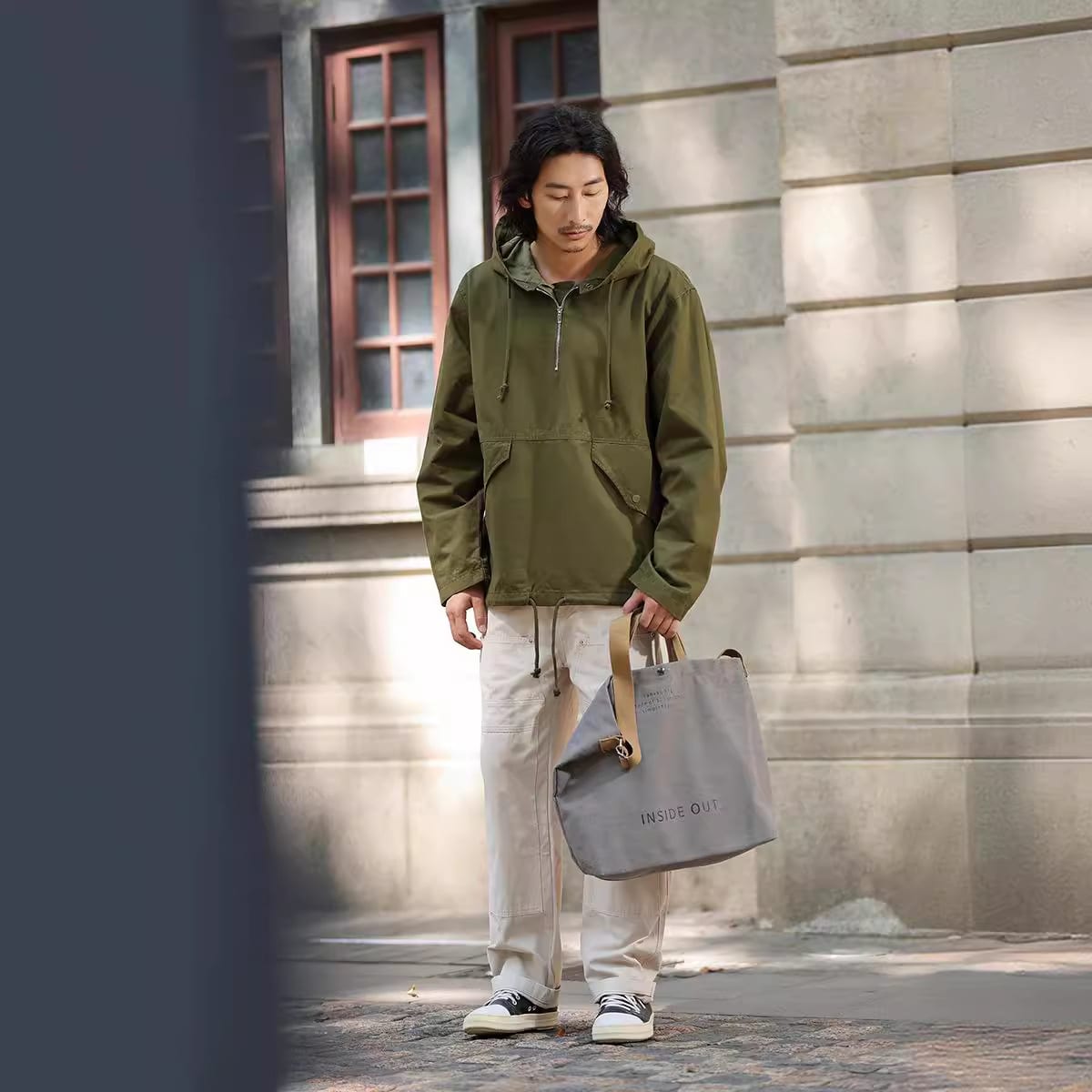 Hooded Camouflage Jacket Outdoor Parka Trench Coat view 5