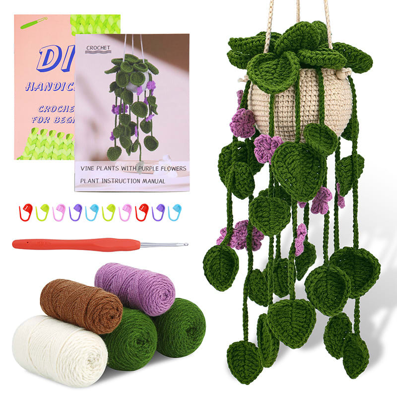 Decorative Plant Crochet Hook Material Package Pendant view 9